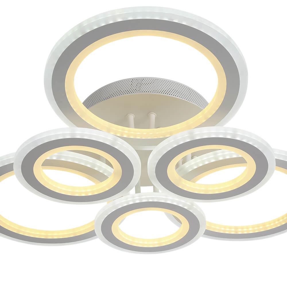 Потолочная светодиодная люстра Seven Fires Eveik SF7010/6C-B-WT