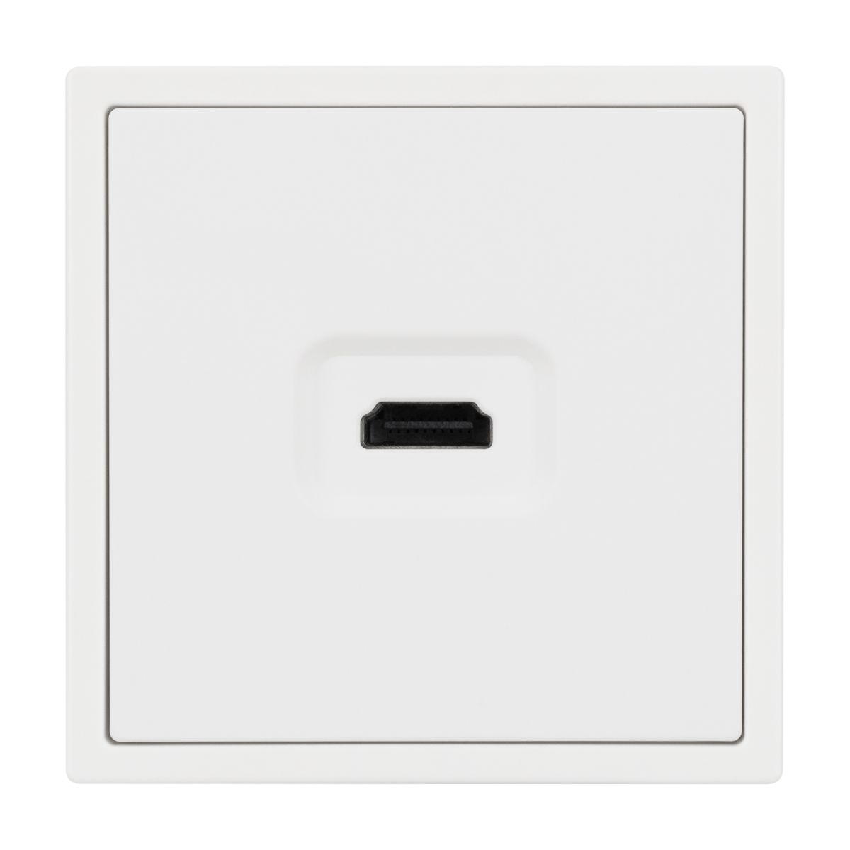 Механизм HDMI розетки Arlight SCT-NOBE-MHD1-SFPL-WH (Белый кварц) 061846