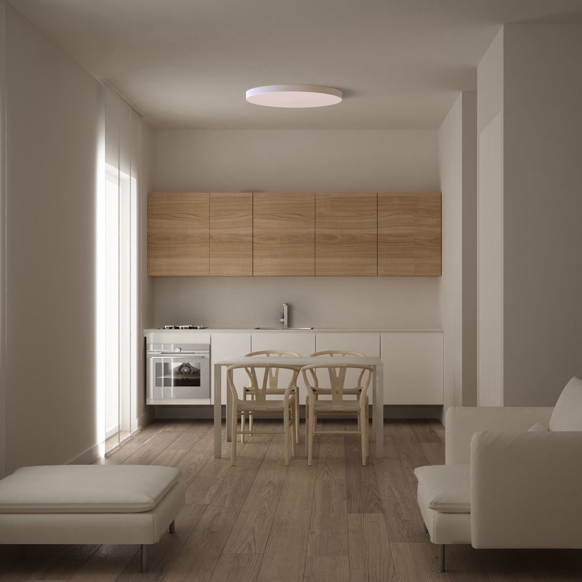 Потолочный светильник светодиодный круглый круглый Mantra Turin 9022