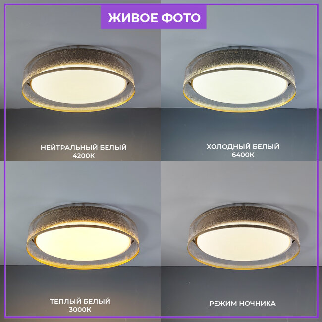 Потолочный светильник Seven Fires Лагом 48203.40.72.77GD-GDCL