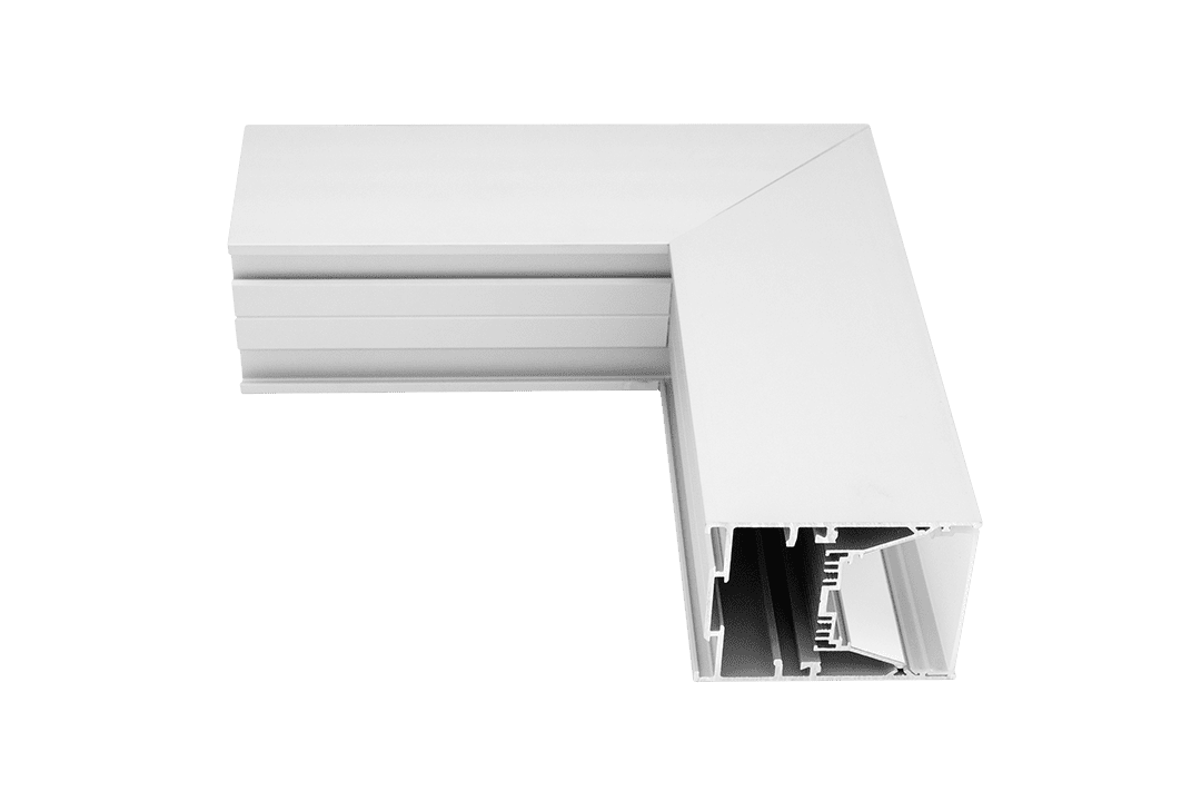 L-образный коннектор для профиля Lumker L5570-L90W 003234