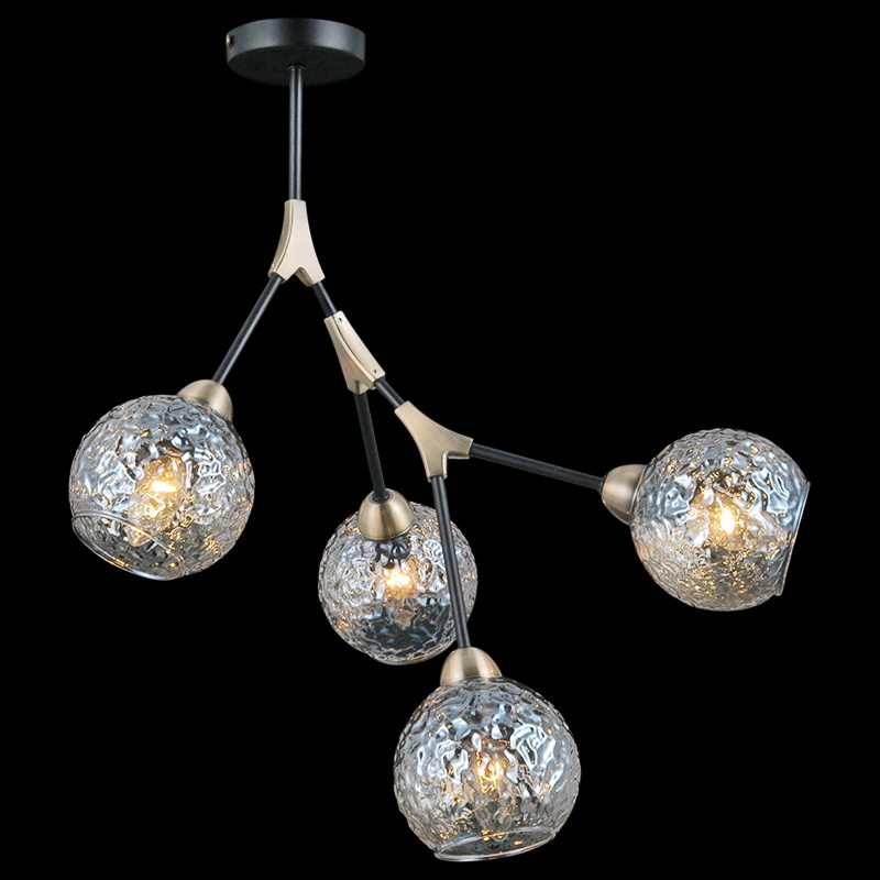 Люстра на штанге Illumico IL0263-4PSQ-79 BK AB