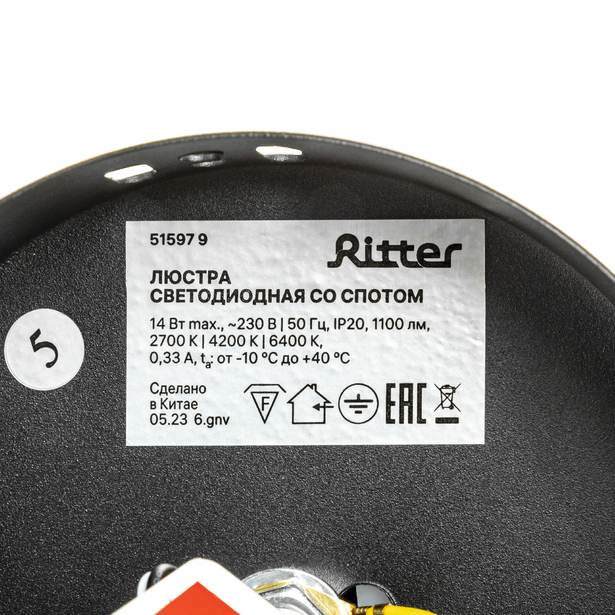 Потолочный светильник Ritter Lanterna 51597 9