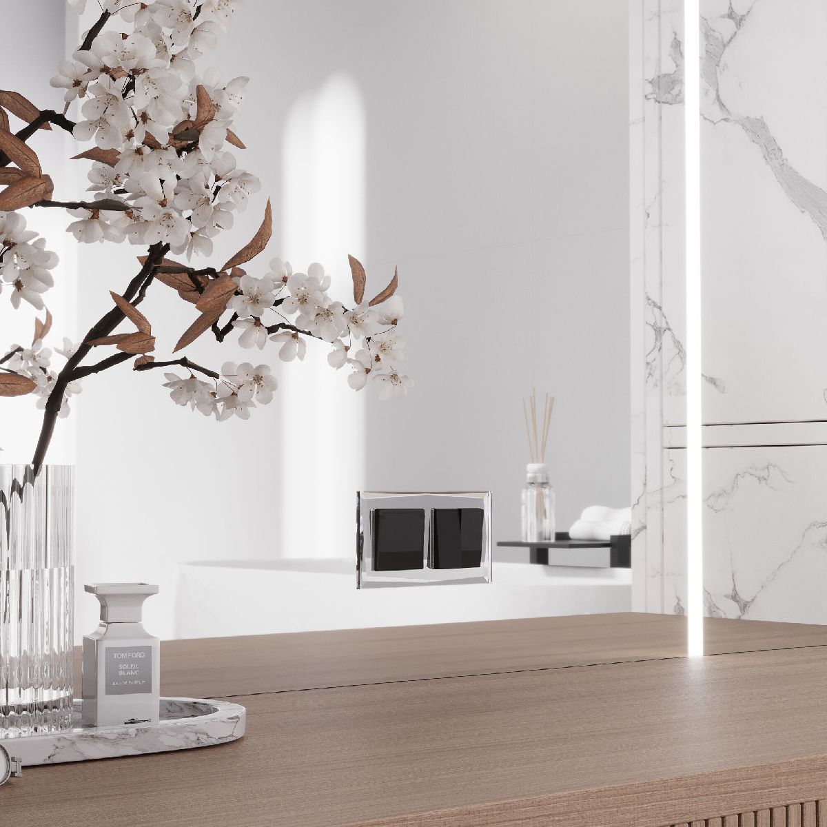 Перекрестный выключатель двухклавишный Werkel 4690389197680 W1123048 a064048