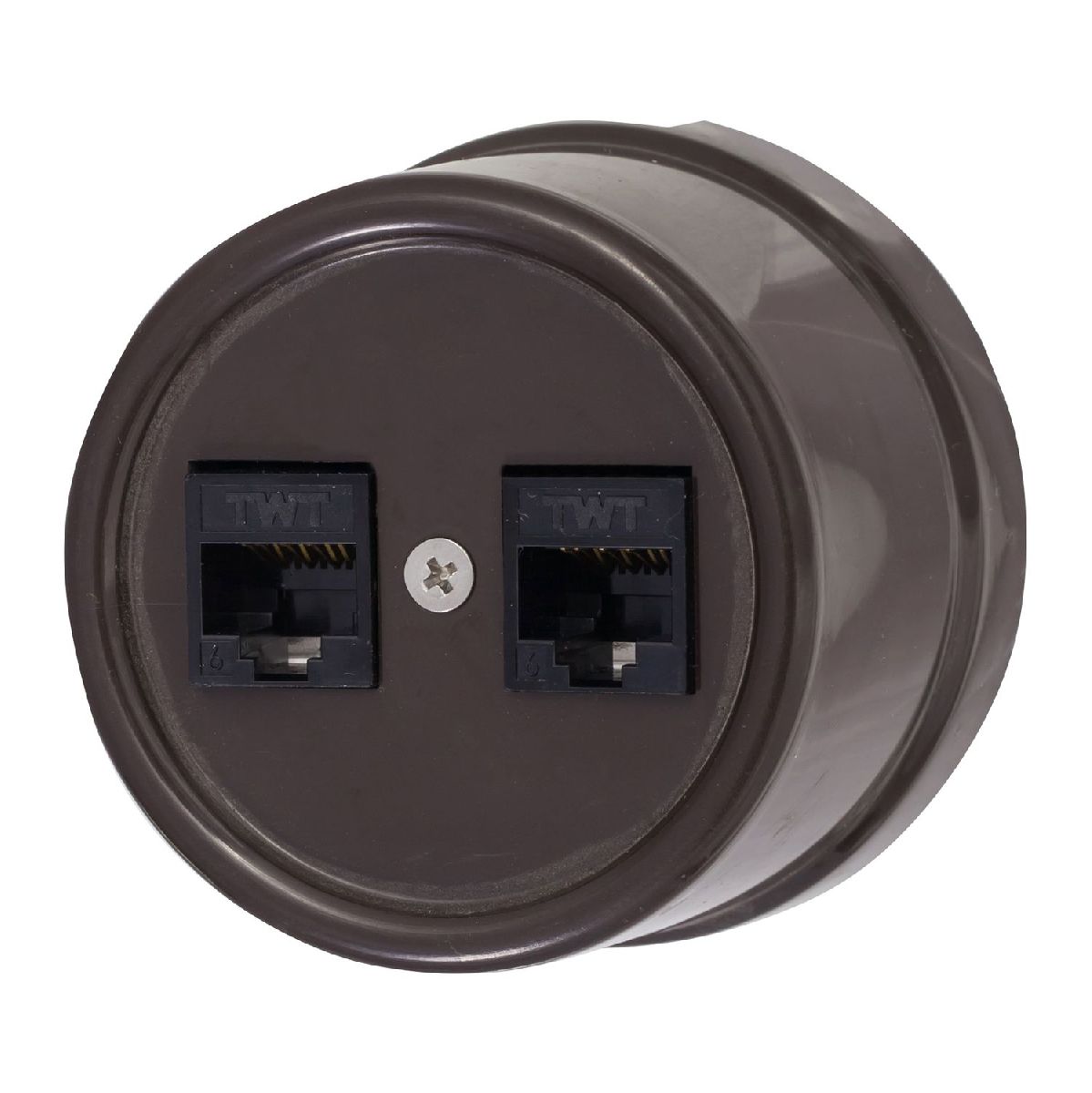 Розетка RJ45 информационная двойная Bironi Лизетта B1-302-22