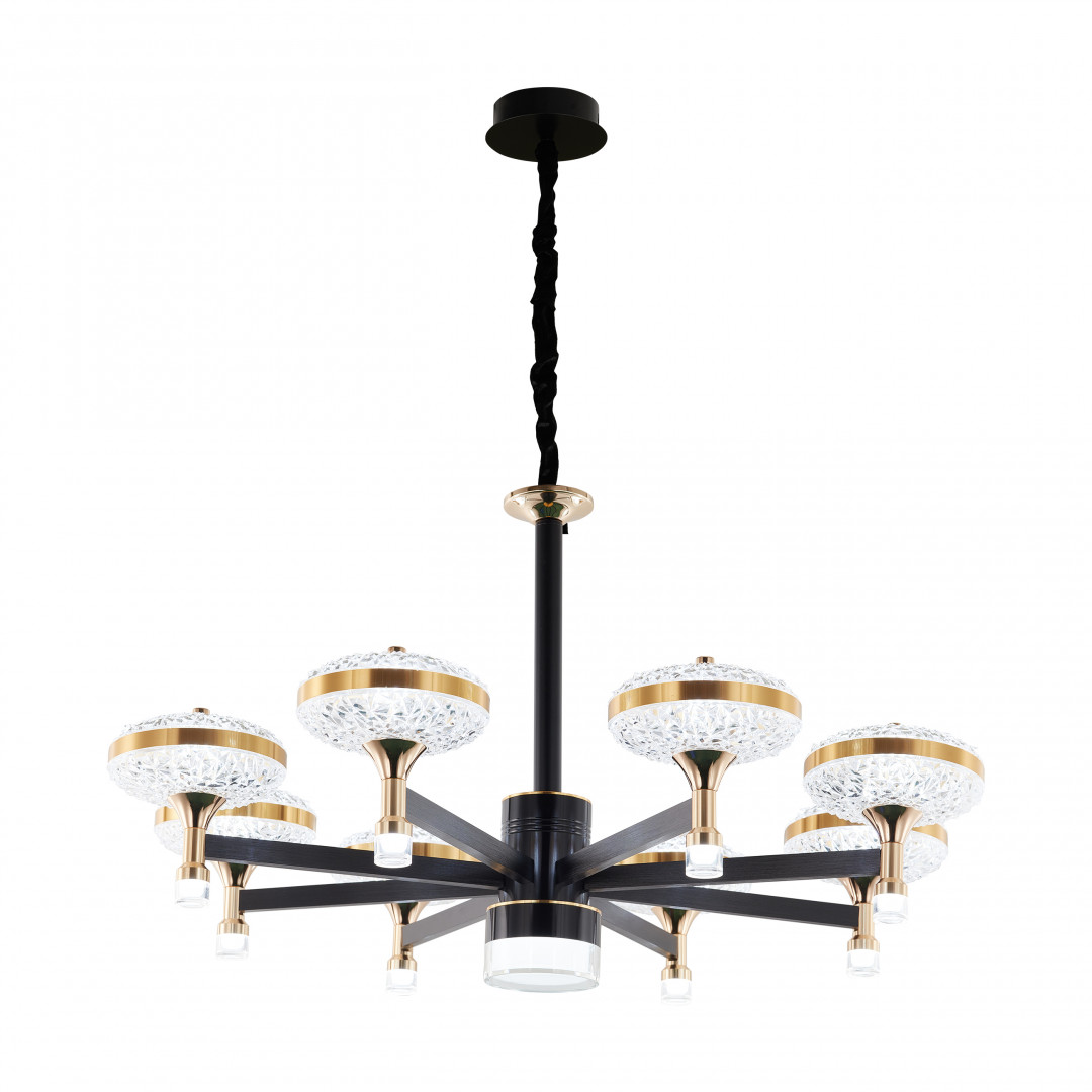 Подвесная люстра Arte Milano Ferrara 273059/8 BK/GD