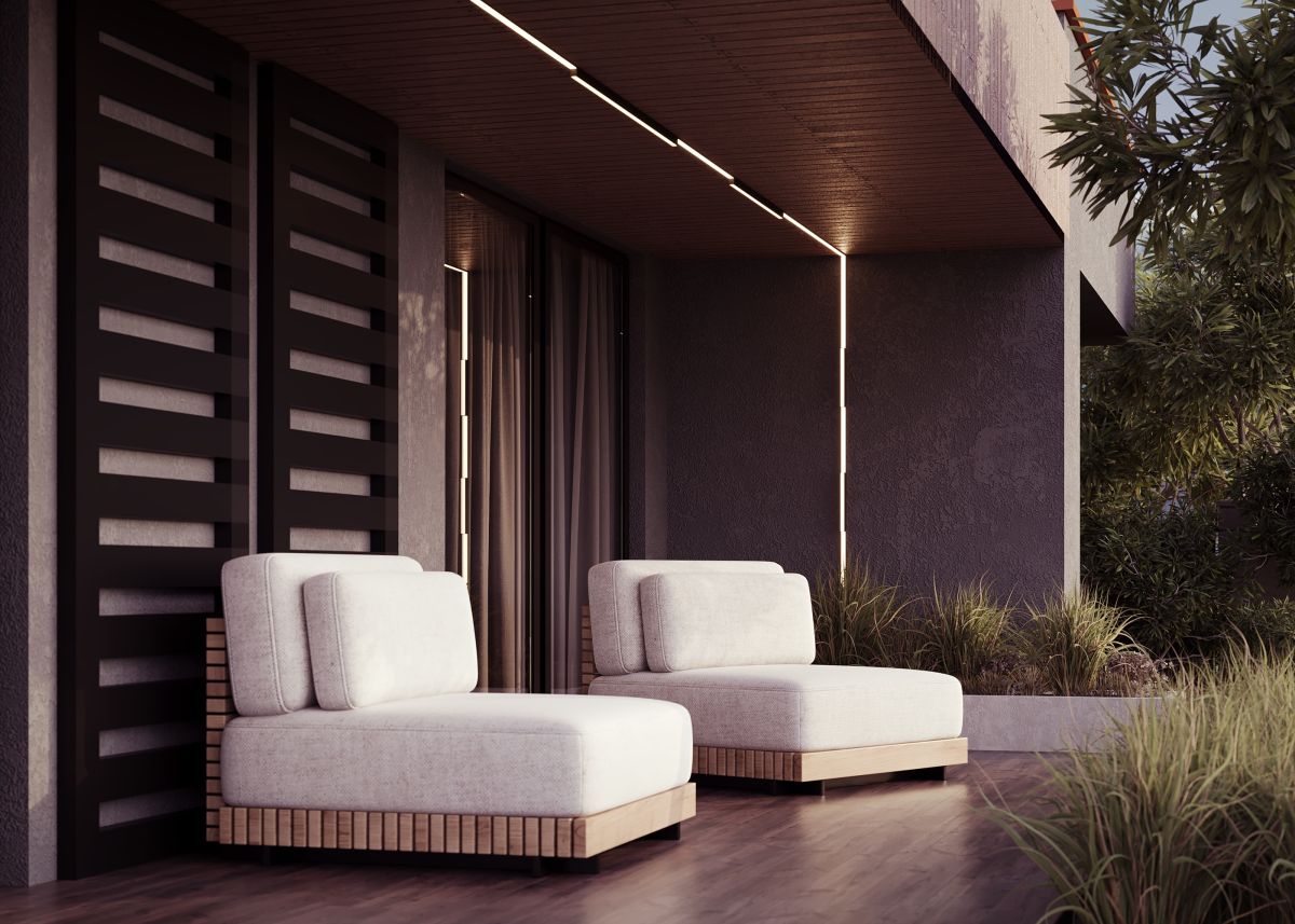 Уличный трековый светильник Maytoni Basis O-TR02-1-S-12WB4K