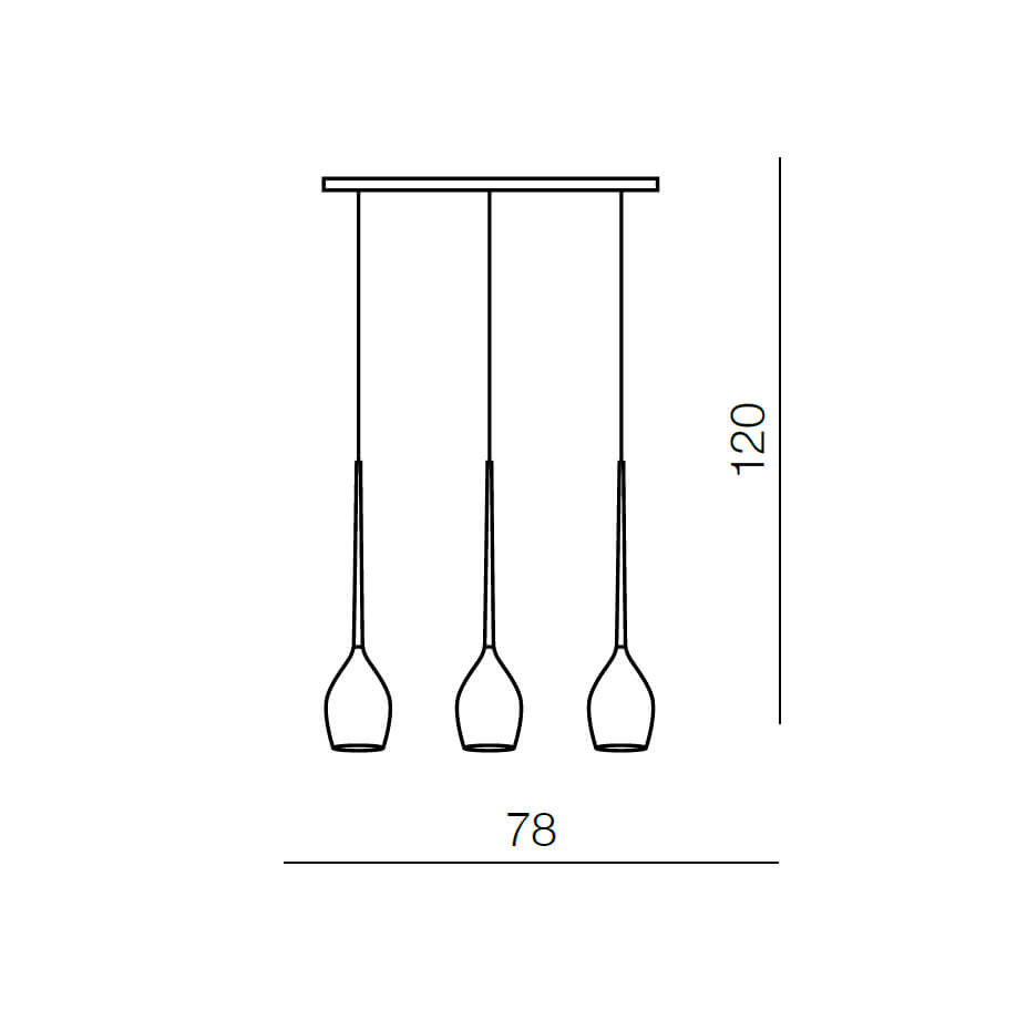 Подвесной светильник Azzardo Izza 3 AZ2937