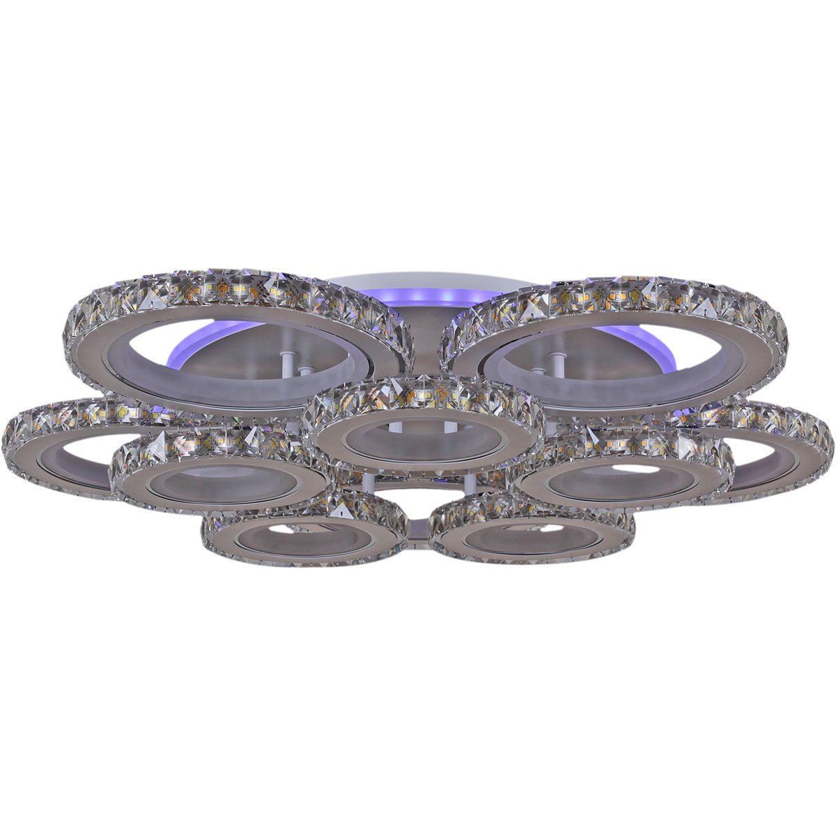 Потолочная люстра Reluce 03900-0.3-5+5B WH+CR (RGB)