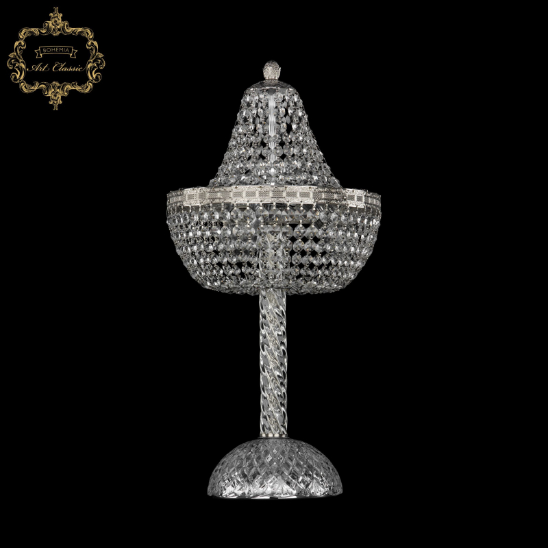 Настольная лампа хрустальная Art Classic 22.051L4.H.25SP.Ni