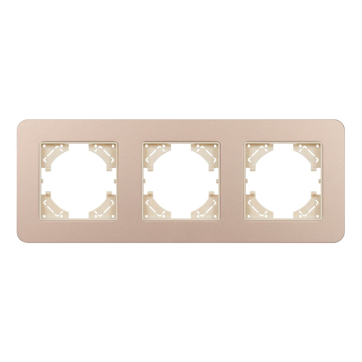 Рамка на 3 поста алюминиевая Arlight FRM-AKIRY-SFAL-3-GD 049742