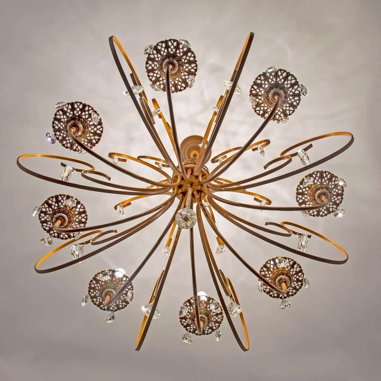 Подвесная люстра Citilux Марлен Кофейная CL411181