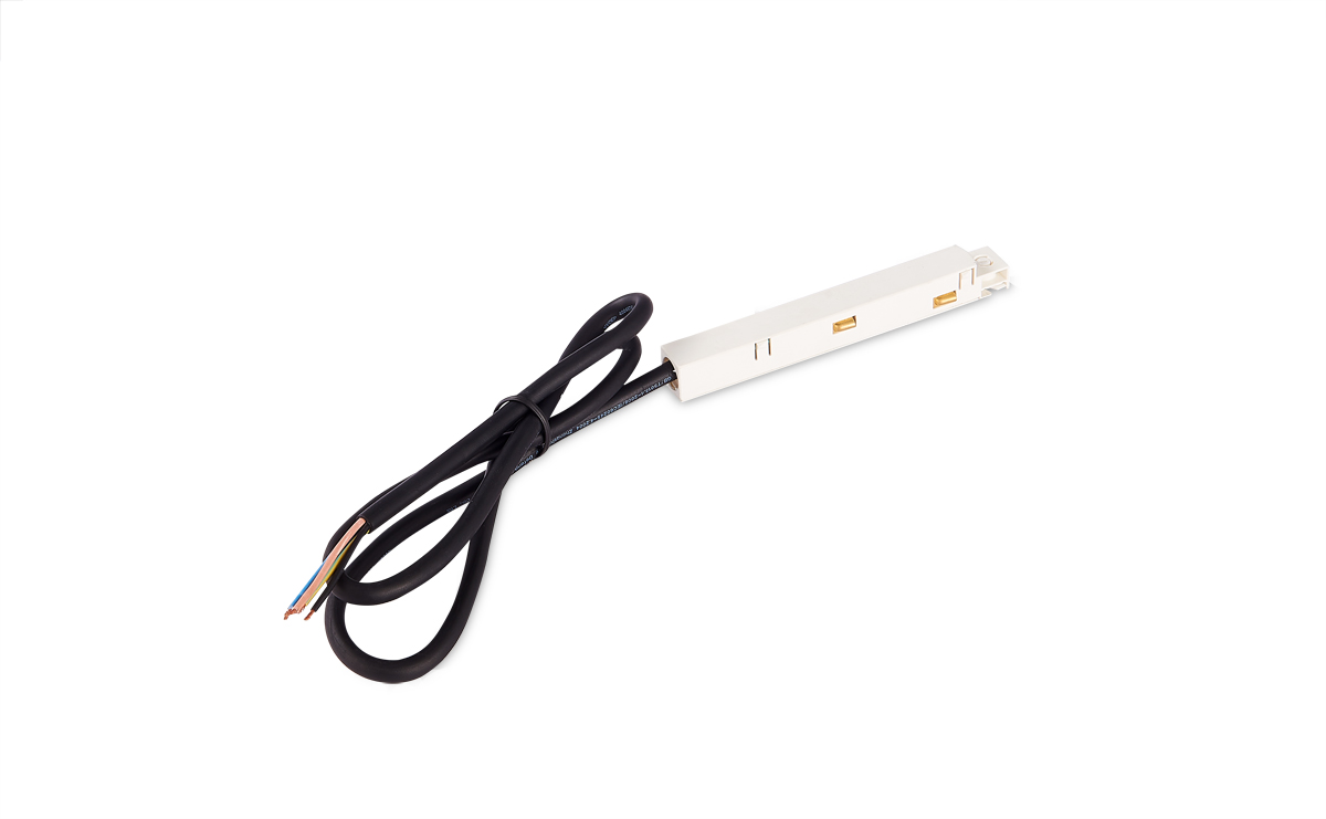 Адаптер с подводом питания для шинопровода Donolux Space-track System Power connector W