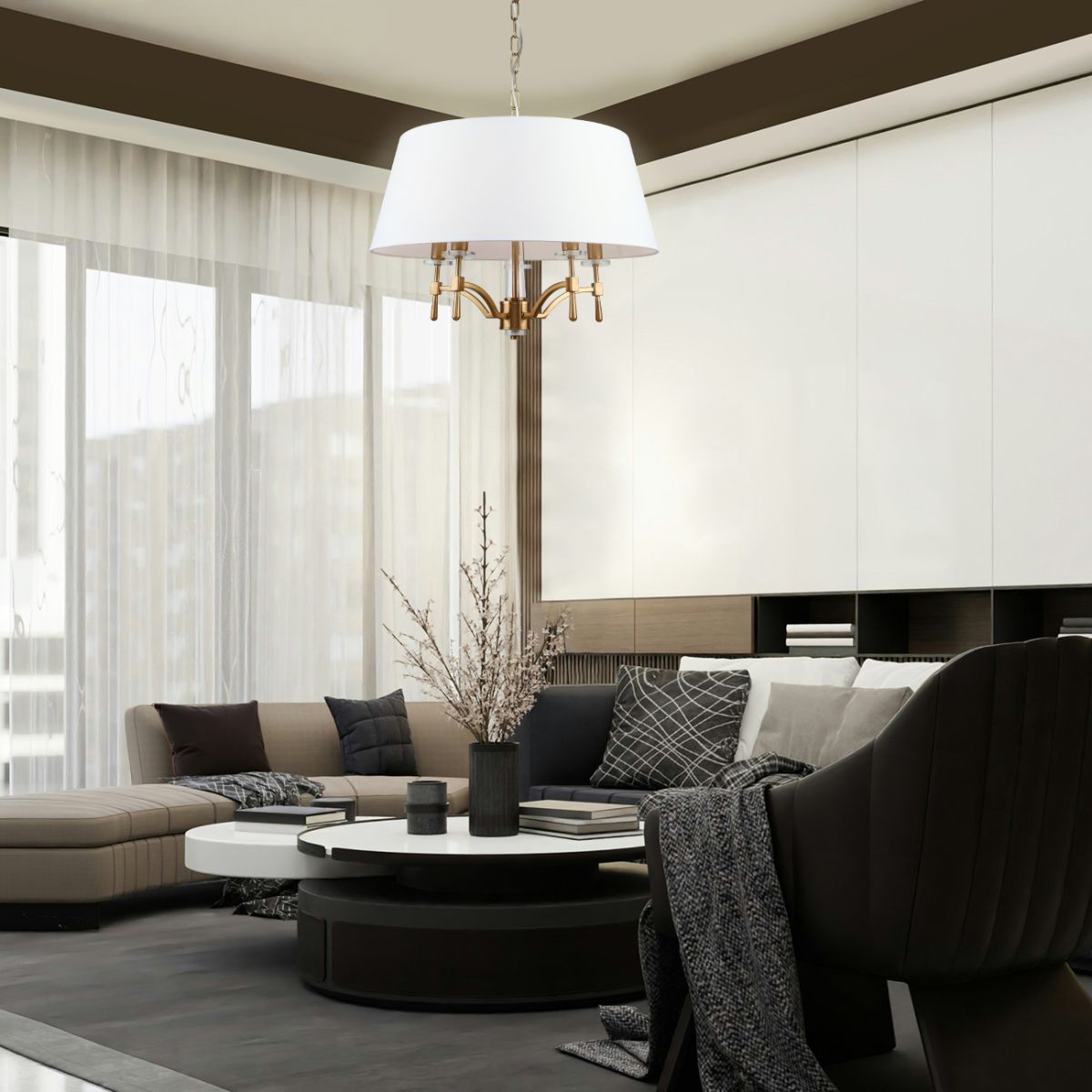 Подвесная люстра Escada Suite 10163/5PL