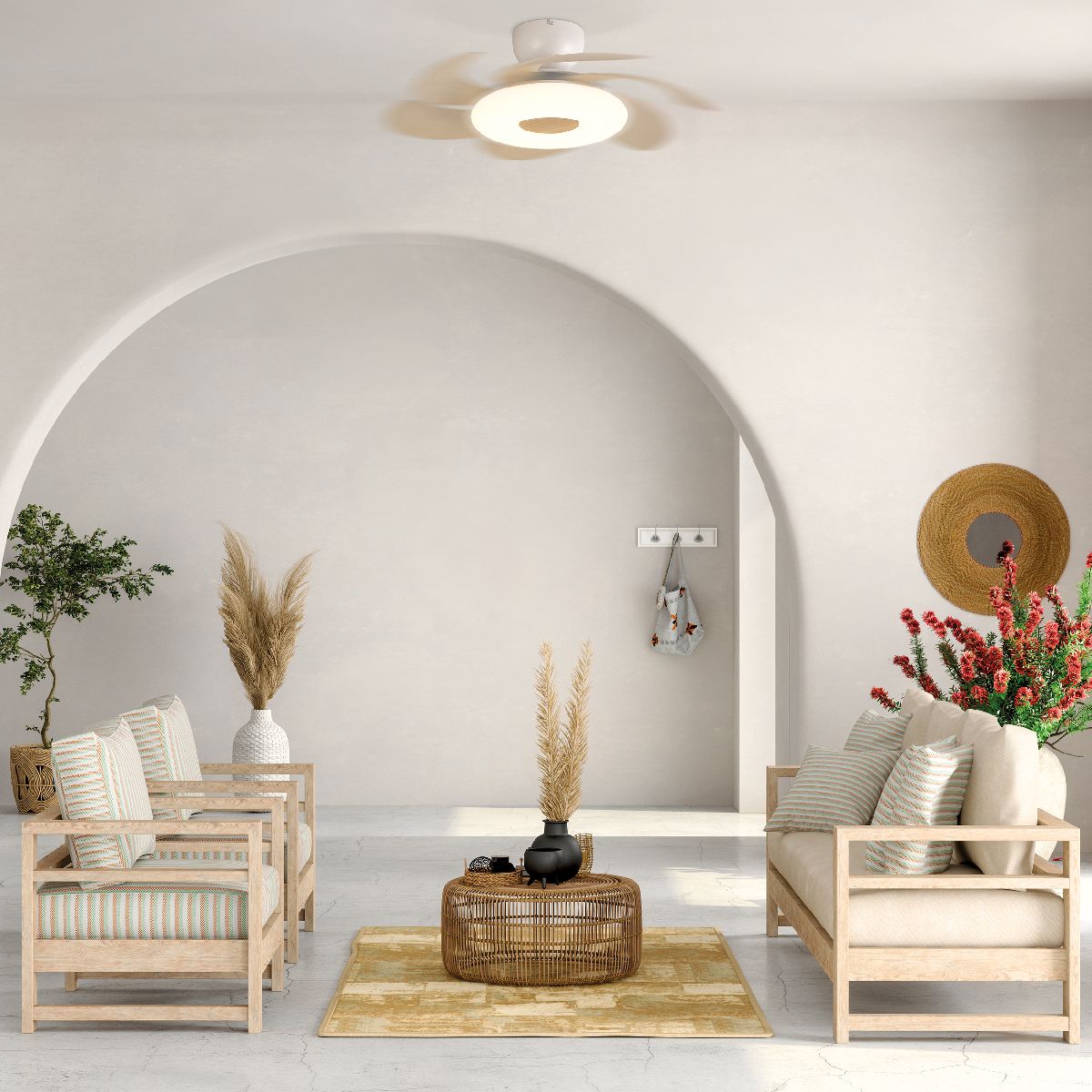 Люстра-вентилятор Mantra Flower 8704