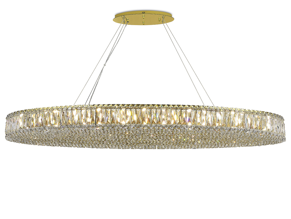 Подвесная люстра Newport Valencia 8458+14/S gold М0070388