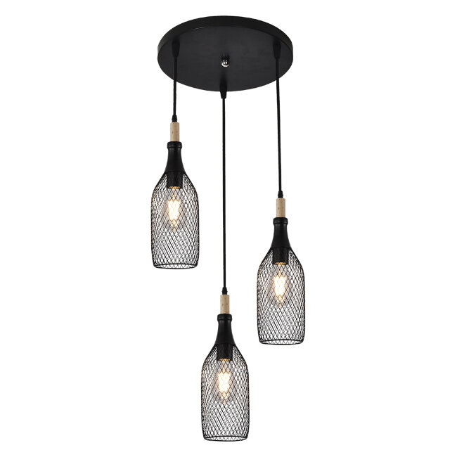 Подвесная люстра Wedo Light Veronica WD4002/3P-BK-WD