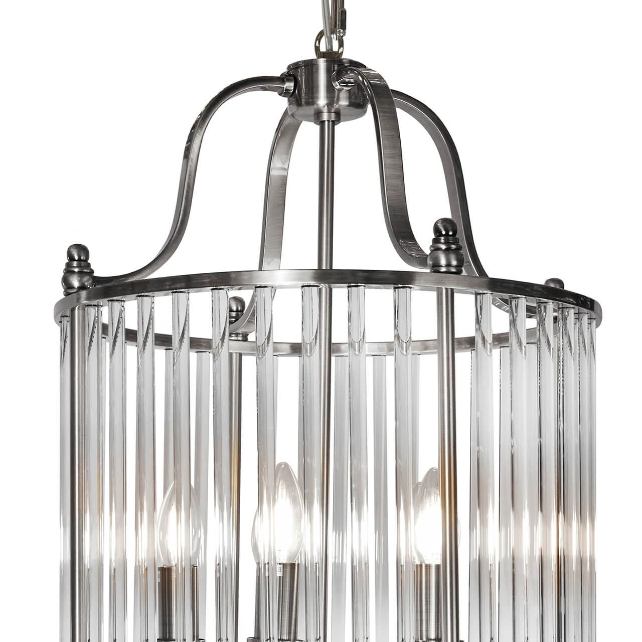 Подвесная люстра iLamp Qeens P2437-5 Nickel