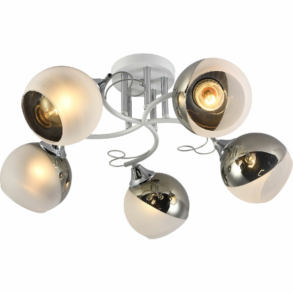 Потолочная люстра Reluce 01389-0.3-05 WH+CR