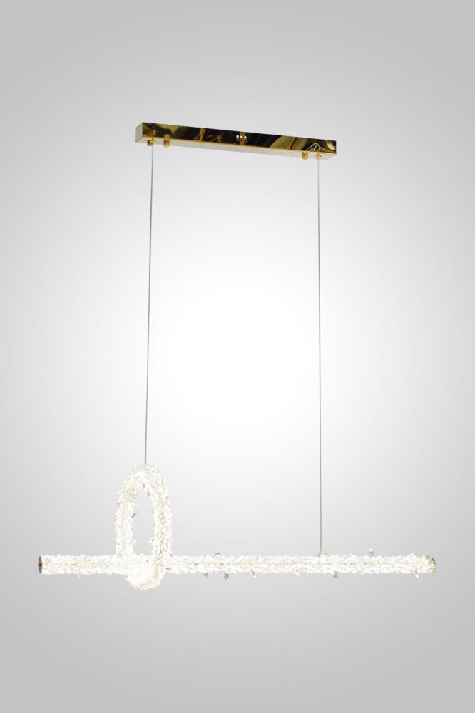 Подвесная люстра AM Group Ovale GD D1000+300