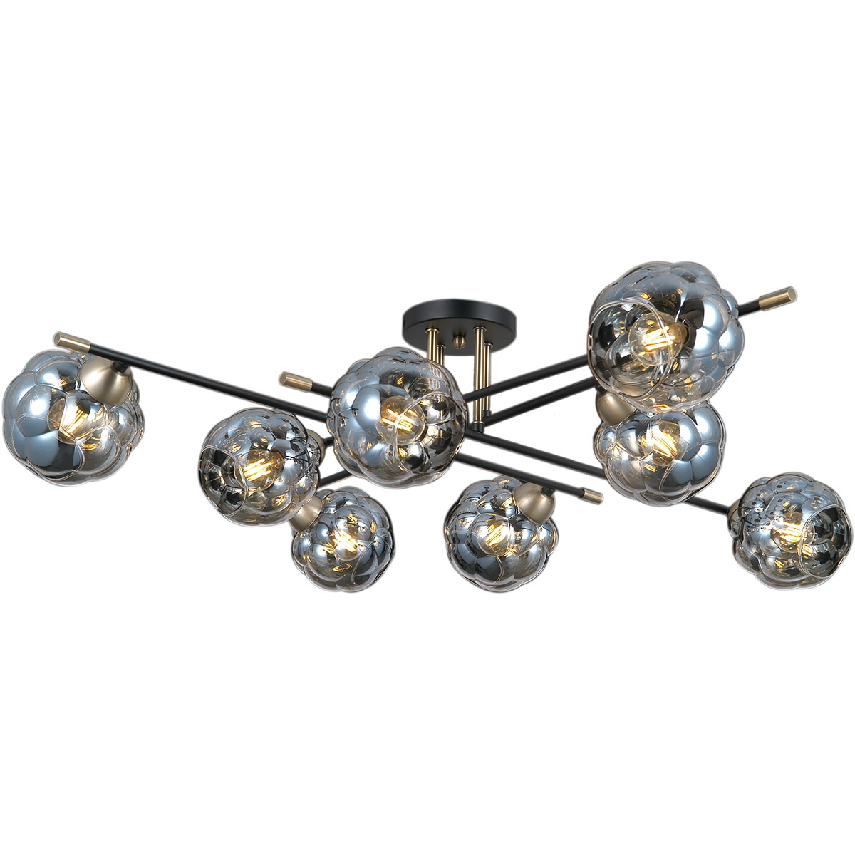 Люстра на штанге Illumico IL0442-8CSQ-79 BK