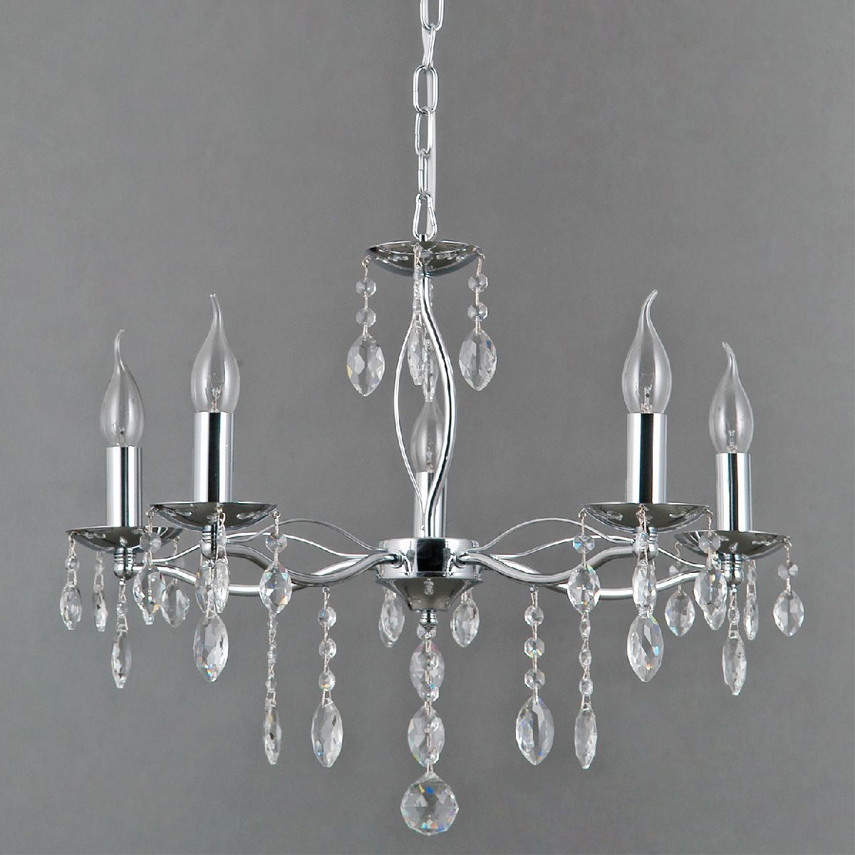 Подвесная люстра Illumico IL0266-5PSQ-24 CR CASTOR