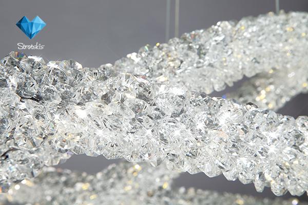 Подвесной светодиодный светильник Bogates Pandora 417/2 Strotskis