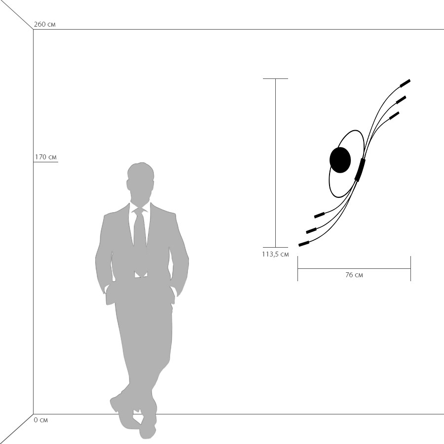 Бра Lightstar Ovale 784666