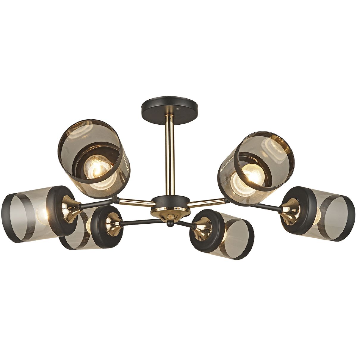 Люстра на штанге Reluce 03592-0.3-6 FGD+BK