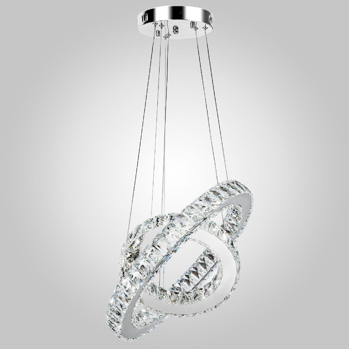 Подвесная люстра Eurosvet Grasia 90023/2 хром 00000078424