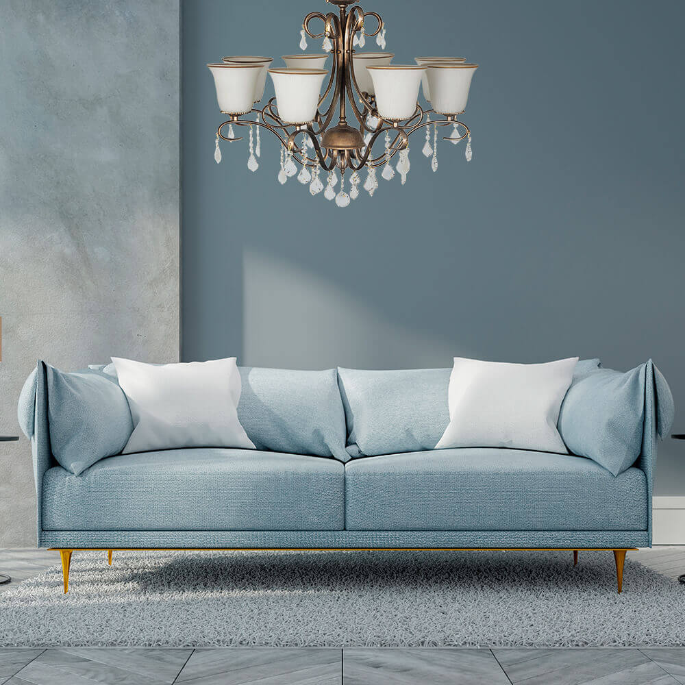 Люстра на штанге Arti Lampadari Borgese E 1.1.8.602 GB