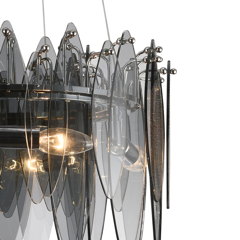 Подвесная люстра Natali Kovaltseva TRIADA II 91003/5C CHROME