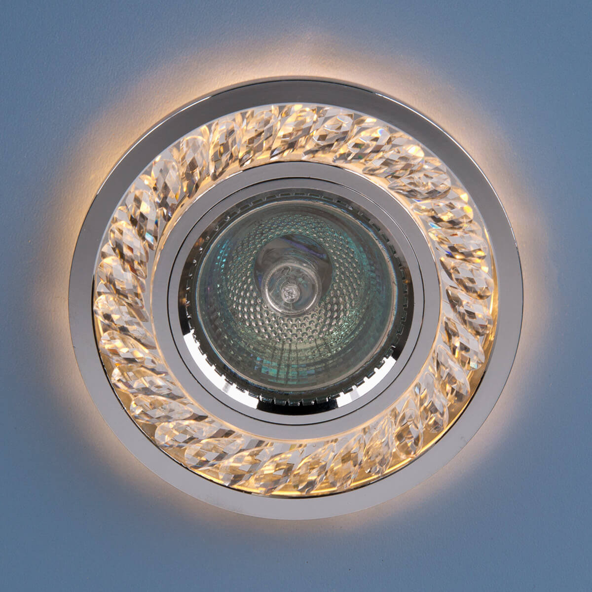 Встраиваемый cветильник Elektrostandard 8355 MR16 CL/CH прозрачный/хром 4690389102868