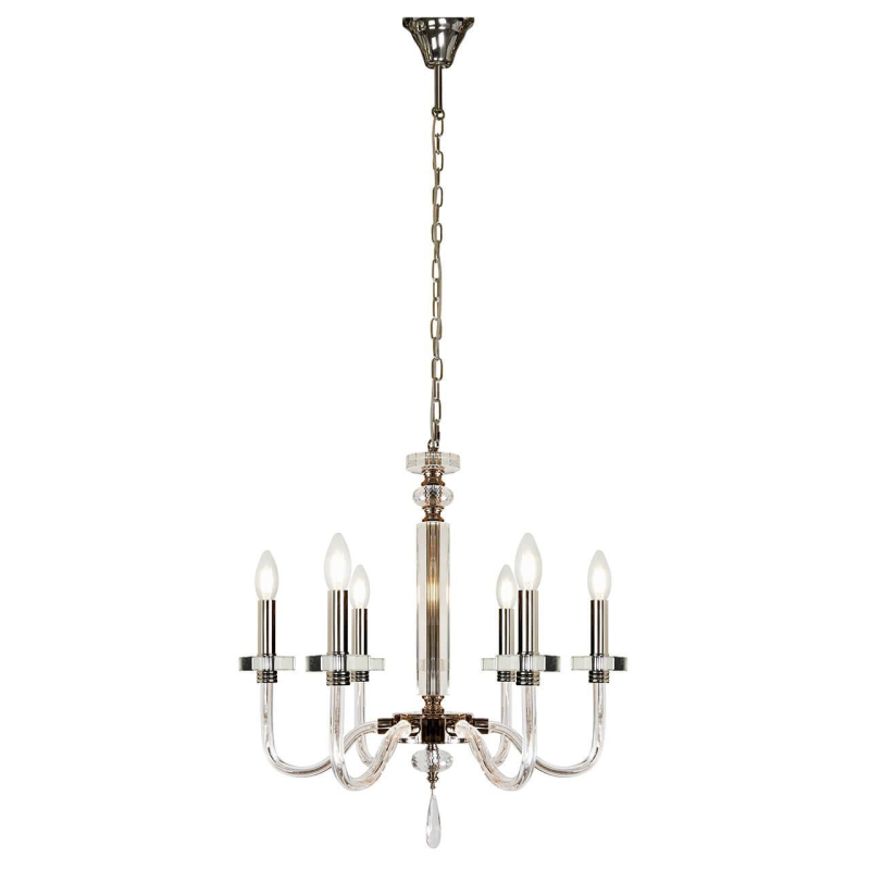 Подвесная люстра iLamp Vibe P9474-6 Nickel