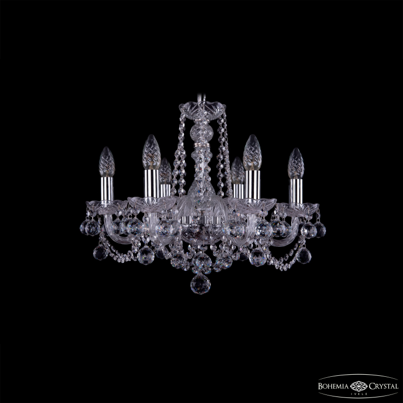 Подвесная люстра Bohemia Ivele Crystal 1402/6/160 Ni Balls