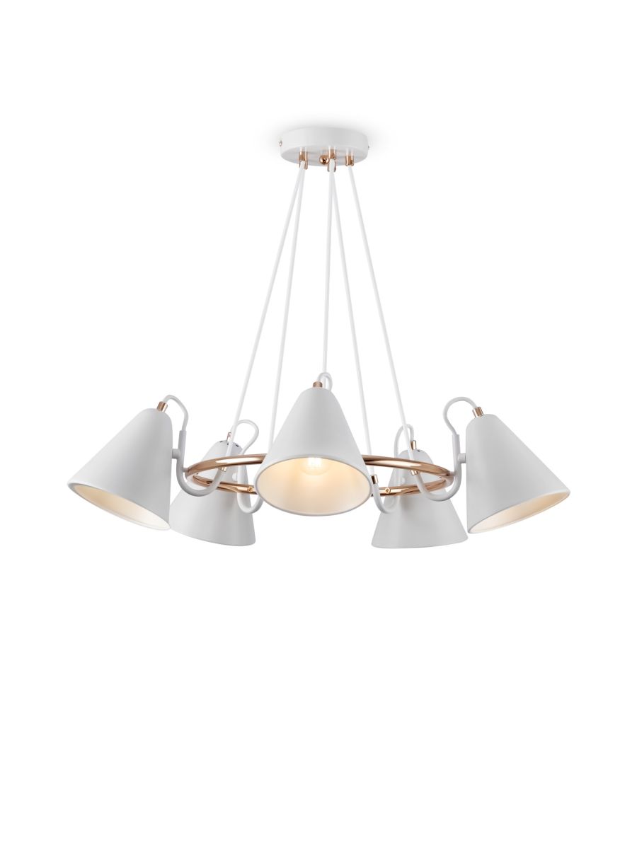 Подвесная люстра Freya Falke Market FR8001PL-05WG