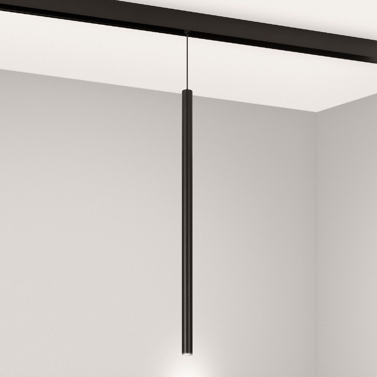 Трековый магнитный светильник Arlight MAG-ORIENT-SPOT-HANG-L500-R20-3W Day4000 (BK, 20 deg, 48V) 044505