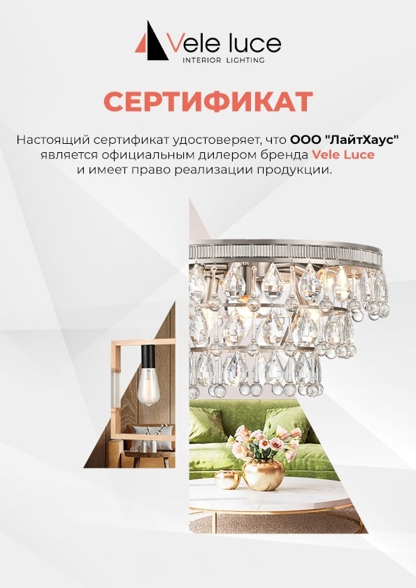 Торшер Vele Luce Hellion VL5704F01