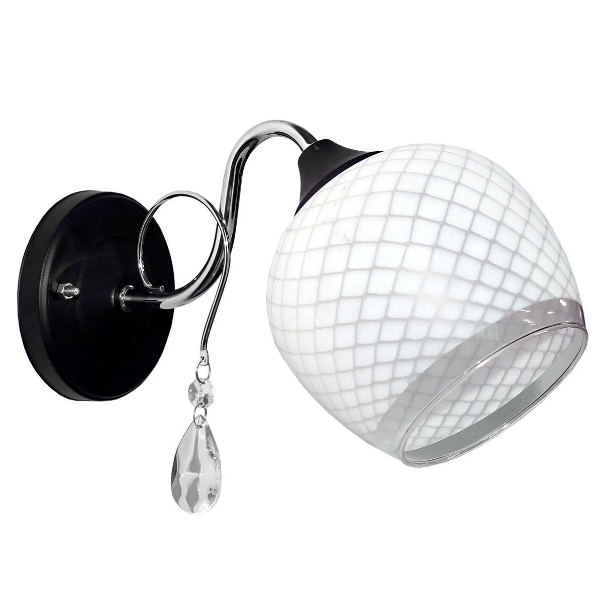 Бра IMEX MD.0658-1-W CH+BK