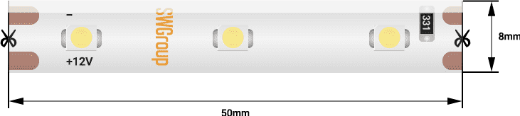 Светодиодная лента SWG SWG360-12-4.8-B-65 000050