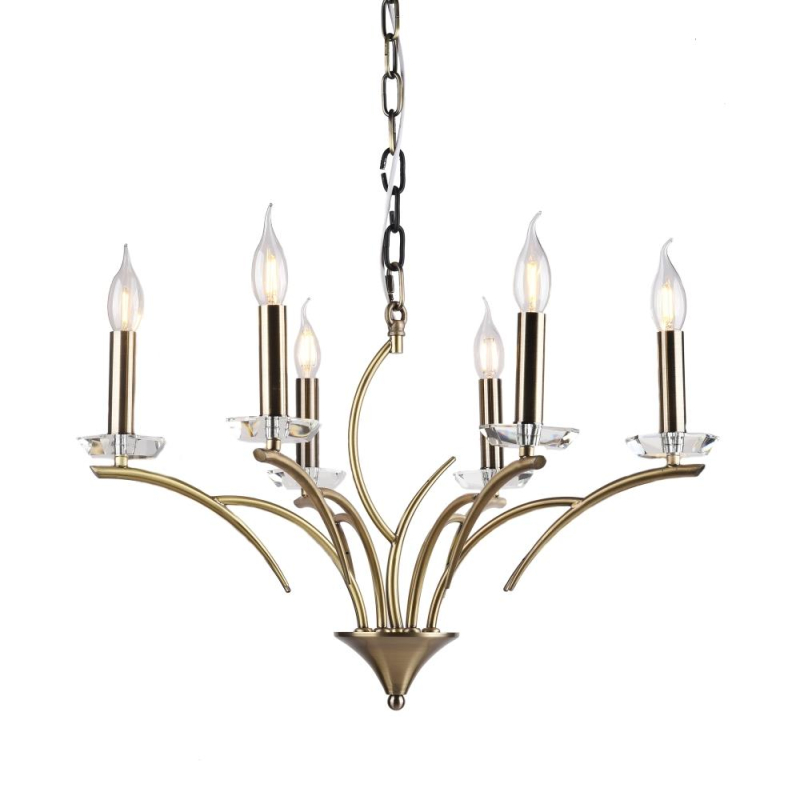 Подвесная люстра Milosh tendence 0800CL-6GD