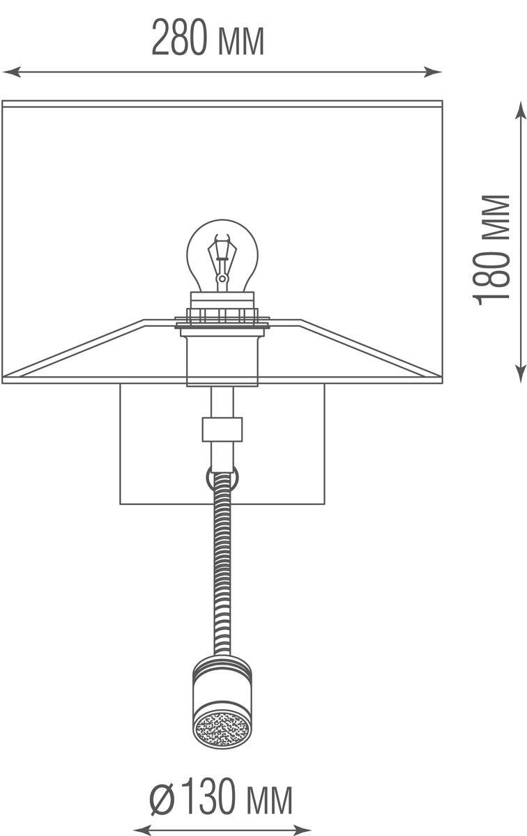 Бра Donolux Prague W111048.2 SBB