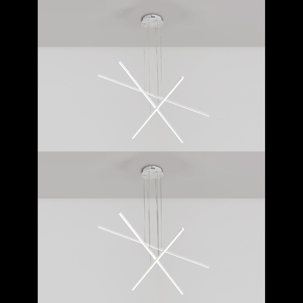 Подвесная люстра Natali Kovaltseva Line LED LAMPS 81106/3C