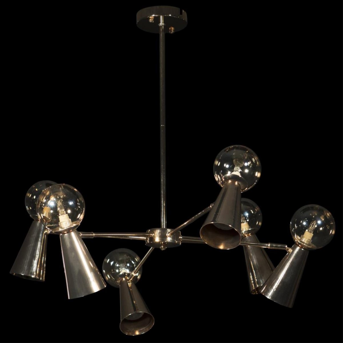 Люстра на штанге Loft IT Halley 10046/6 Gold