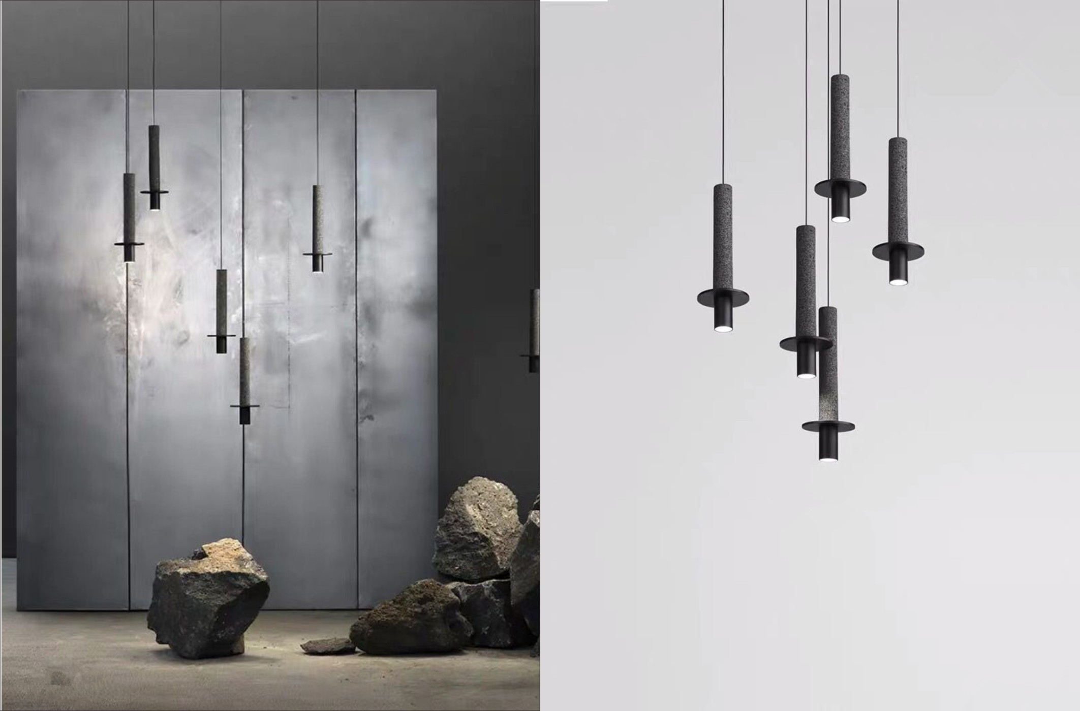 Подвесной светильник iLamp Lofty 10704P/1-D150 BK-GR