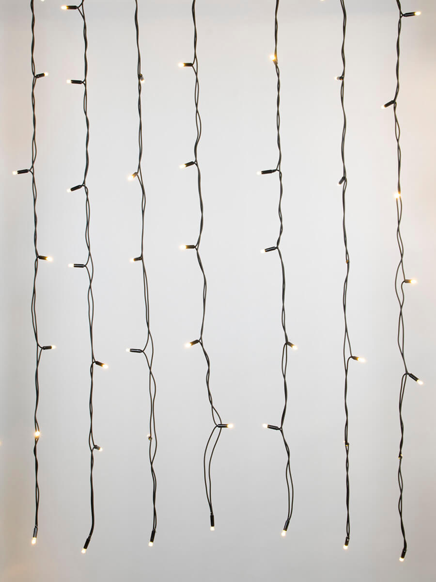 Уличная светодиодная гирлянда Uniel занавес (UL-00003938) теплый белый ULD-C2030-240/TBK Warm White IP67