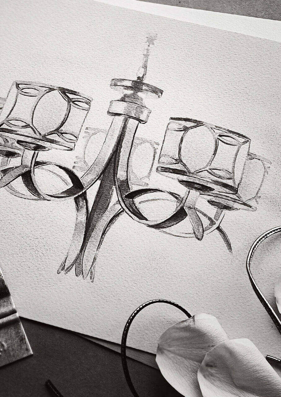 Подвесная люстра Maytoni Fibi H310-05-G в Москве