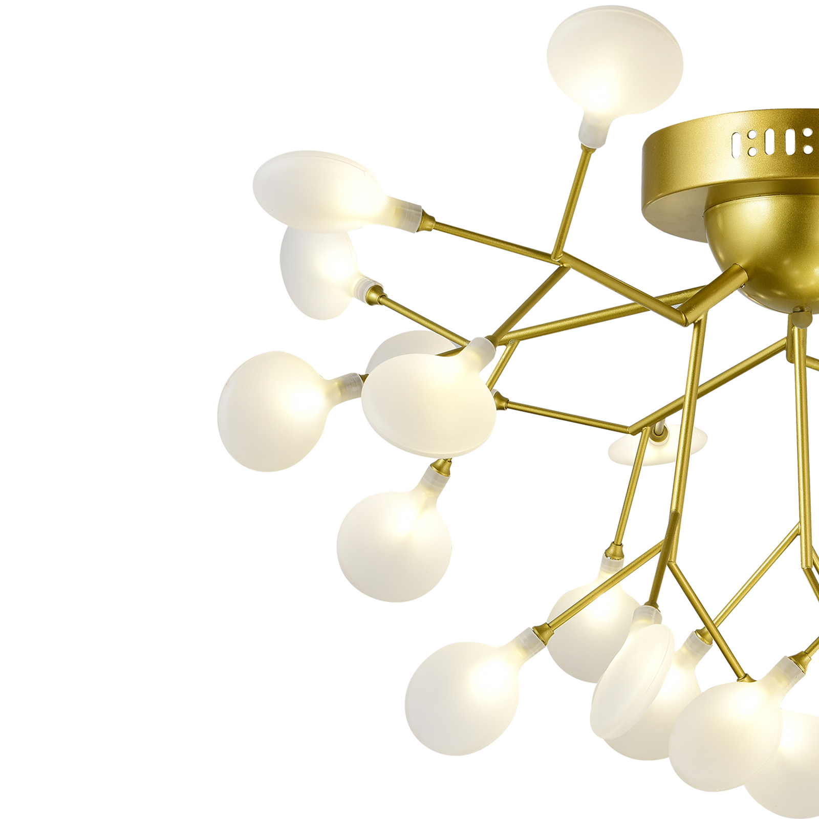 Потолочная люстра Natali Kovaltseva GRACE 75126/6C GOLD SATIN