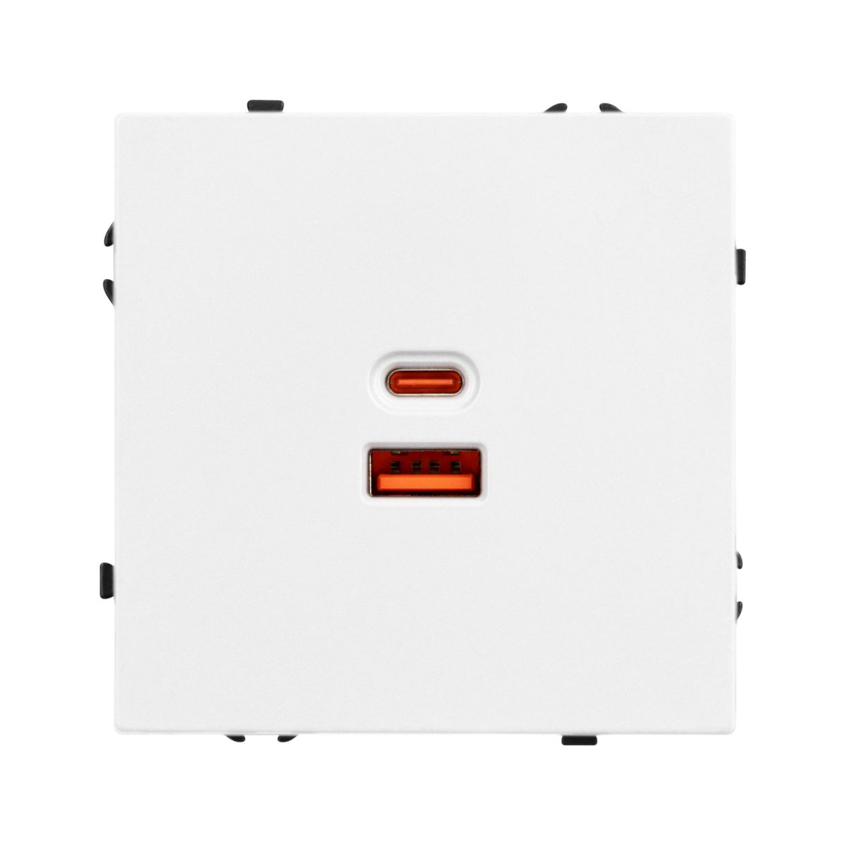 USB Розетка тип A+C софт-тач белый кварц Arlight SCT-MUAC-SFPL-FC-WH (65W, QC3) 054316(1)