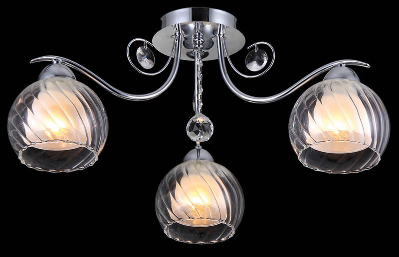Накладная люстра Natali Kovaltseva 11404/3С CHROME